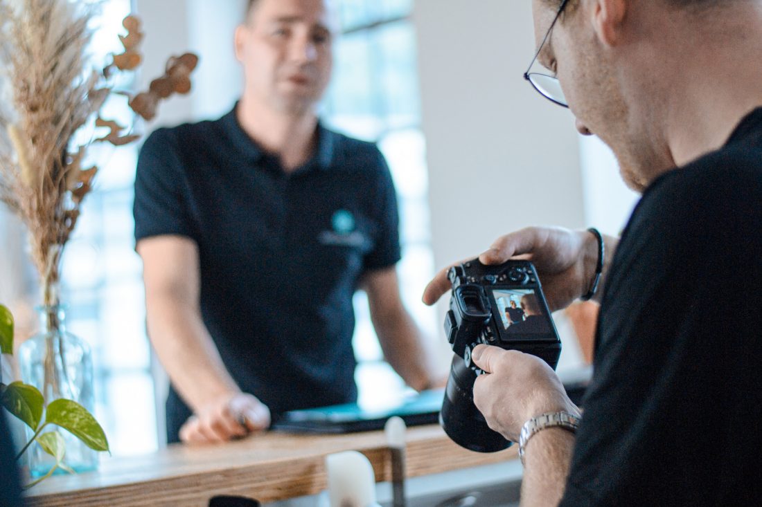 Behind The Scenes beim Shooting in Solingen